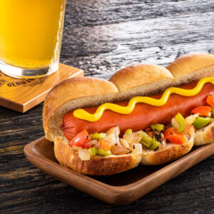 Smoked Cheddar Sausage - 4 lb. - 20 Sausages